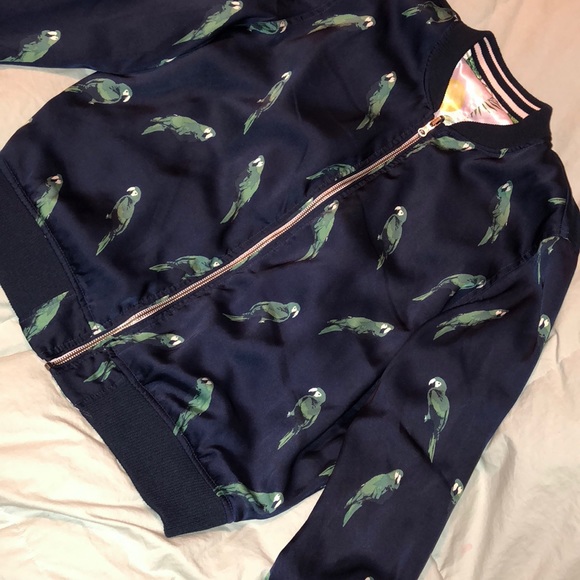 American Eagle Outfitters Jackets & Blazers - Reversible American eagle bomber jacket!